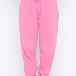 Blue pink jogger sweatpants